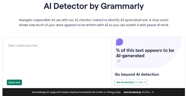 Grammarly AI Detection Tool Grammarly AI Detection Tool