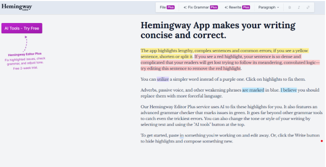 Hemingway Editor Hemingway Editor