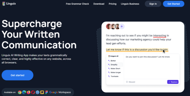 Linguix Grammarly Alternative Linguix Grammarly Alternative
