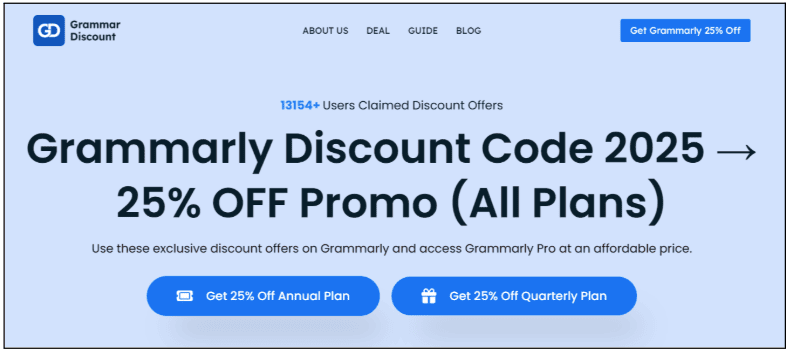 Grammarly Discount Offer Grammarly Discount Offer