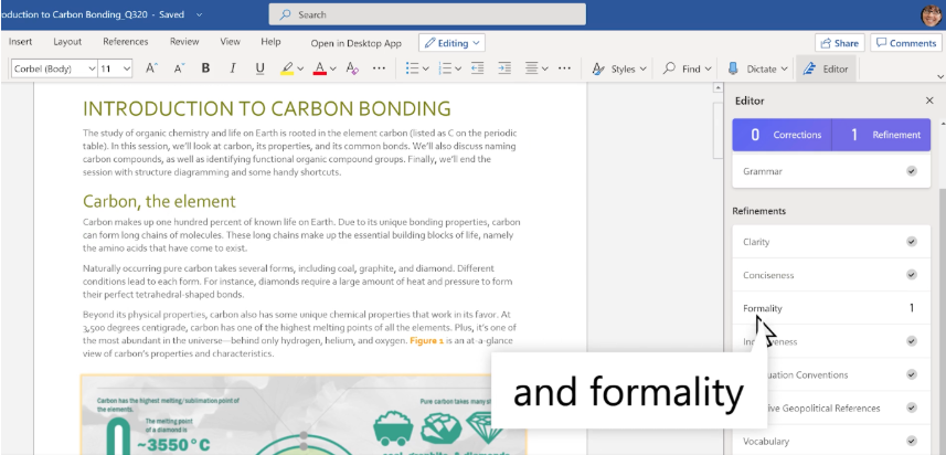 Microsoft Editor Emails & Reports Microsoft Editor Emails & Reports
