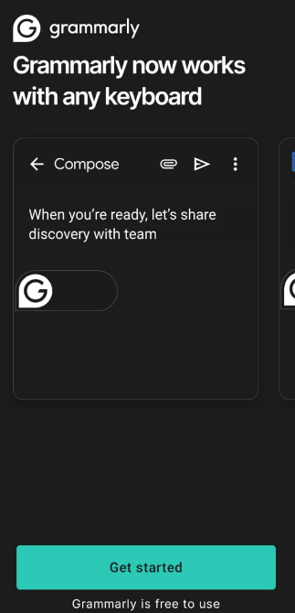Open Grammarly and Get Started Open Grammarly and Get Started