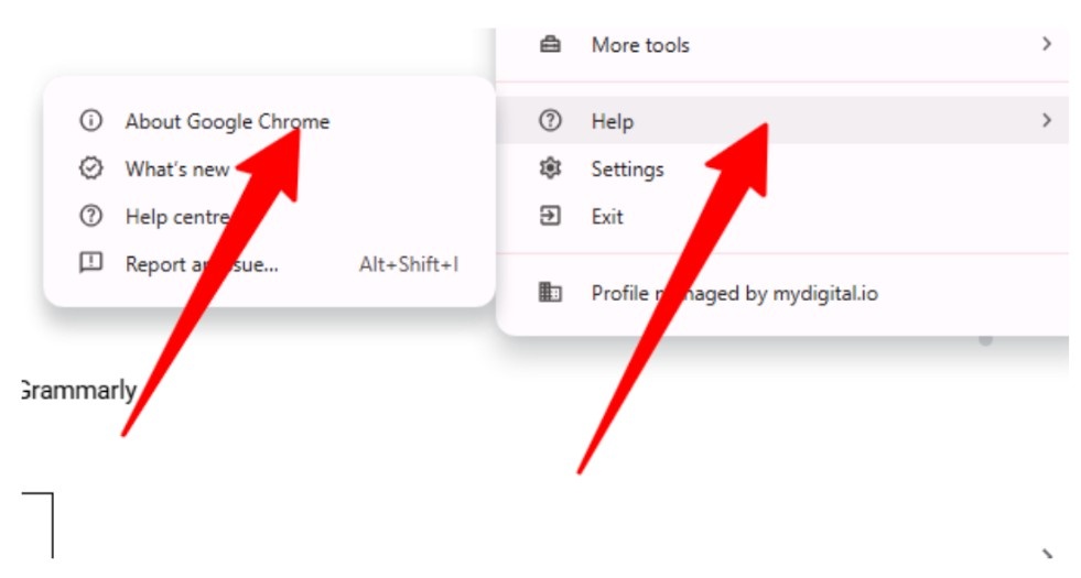 Go to "Help" Go to "Help"