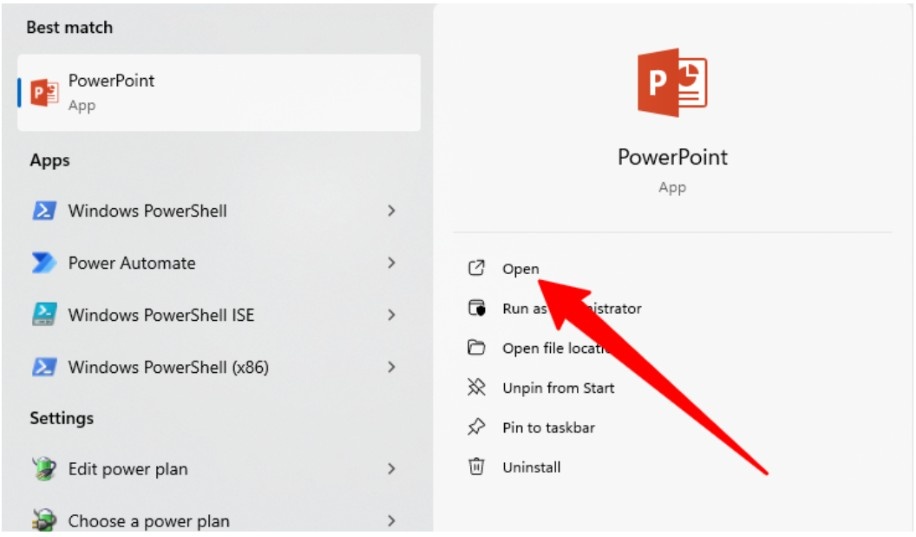 Restart Office application Restart Office application