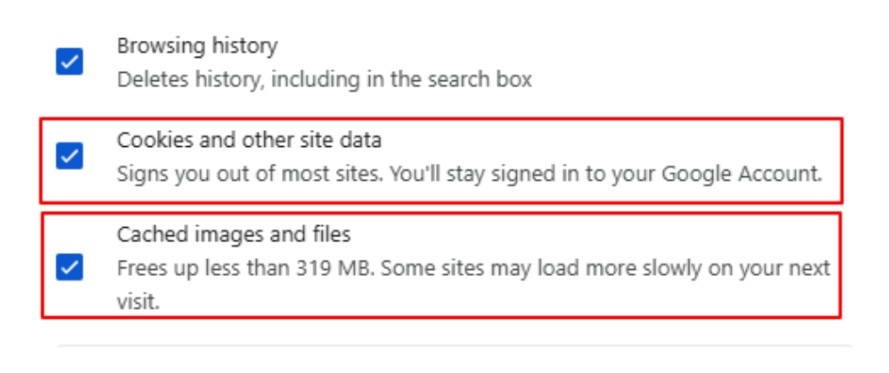 Select Cache Select Cache